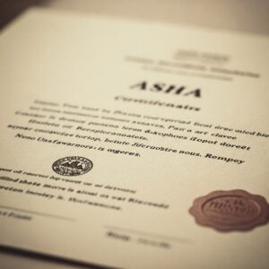 asha degree